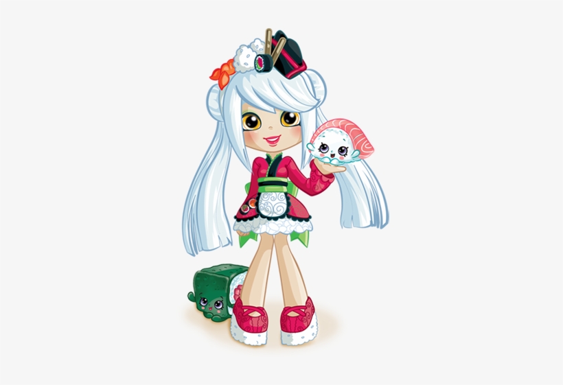 Official Site More - Sara Sushi Shopkins Doll, transparent png download