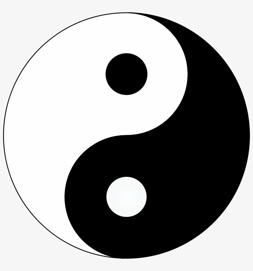 Basic Yin-yang Clipart Png, transparent png download