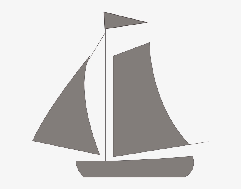 Sailing Boat Svg Clip Arts 600 X 565 Px, transparent png download