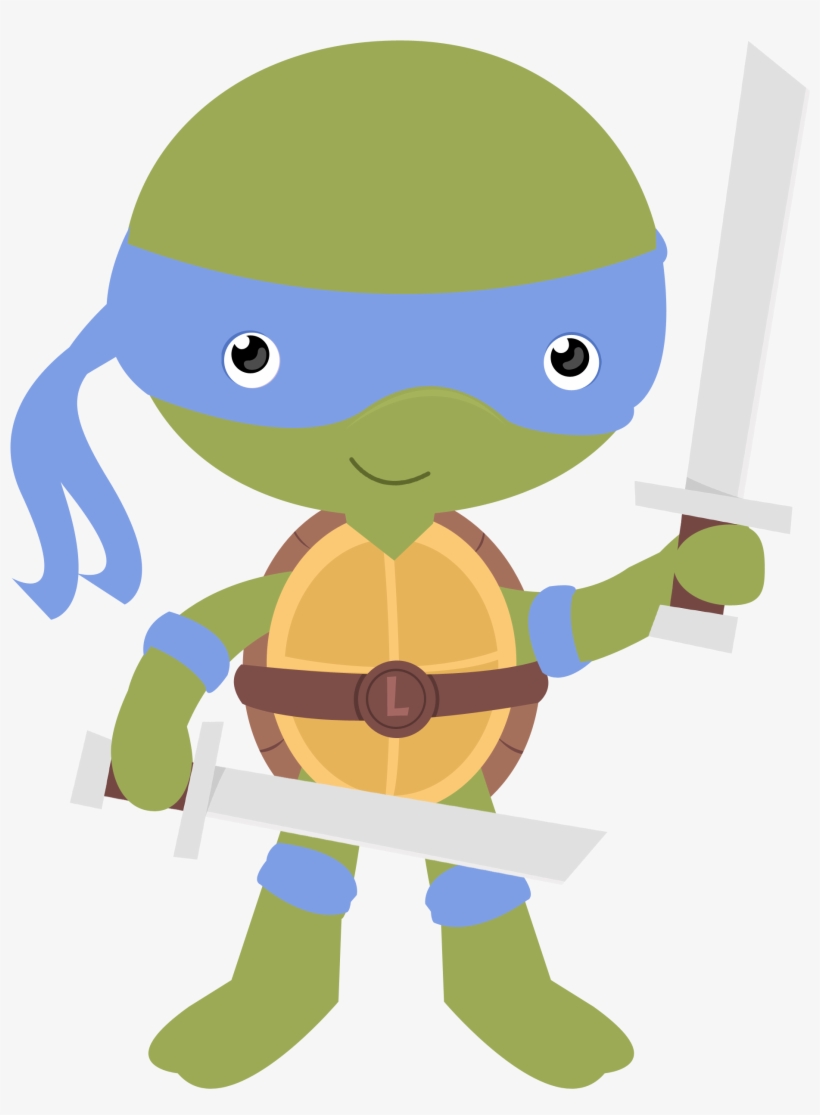 Ninja Party, Ninja Turtle Party, Ninja Birthday Parties, - Topper Tartaruga Ninja Gratis, transparent png download