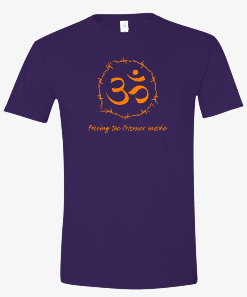 Men's T-shirt W/ Om Symbol In Barbed Wire - T-shirt, transparent png download