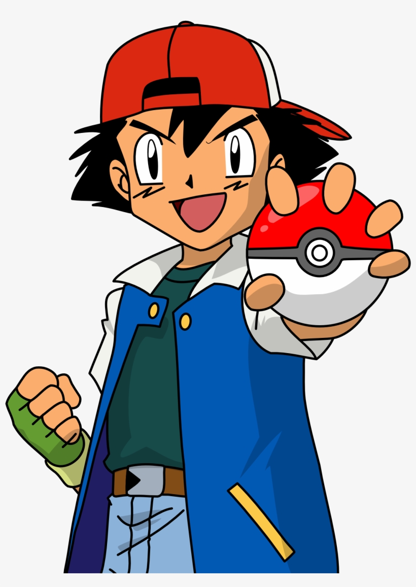 Ash Clipart - Pokemon Ash Png, transparent png download