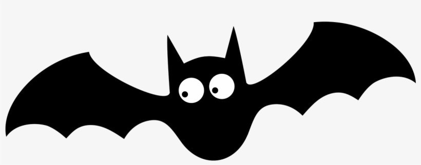 Bat Silhouette Halloween Bats Night Midnig - Halloween Bat, transparent png download