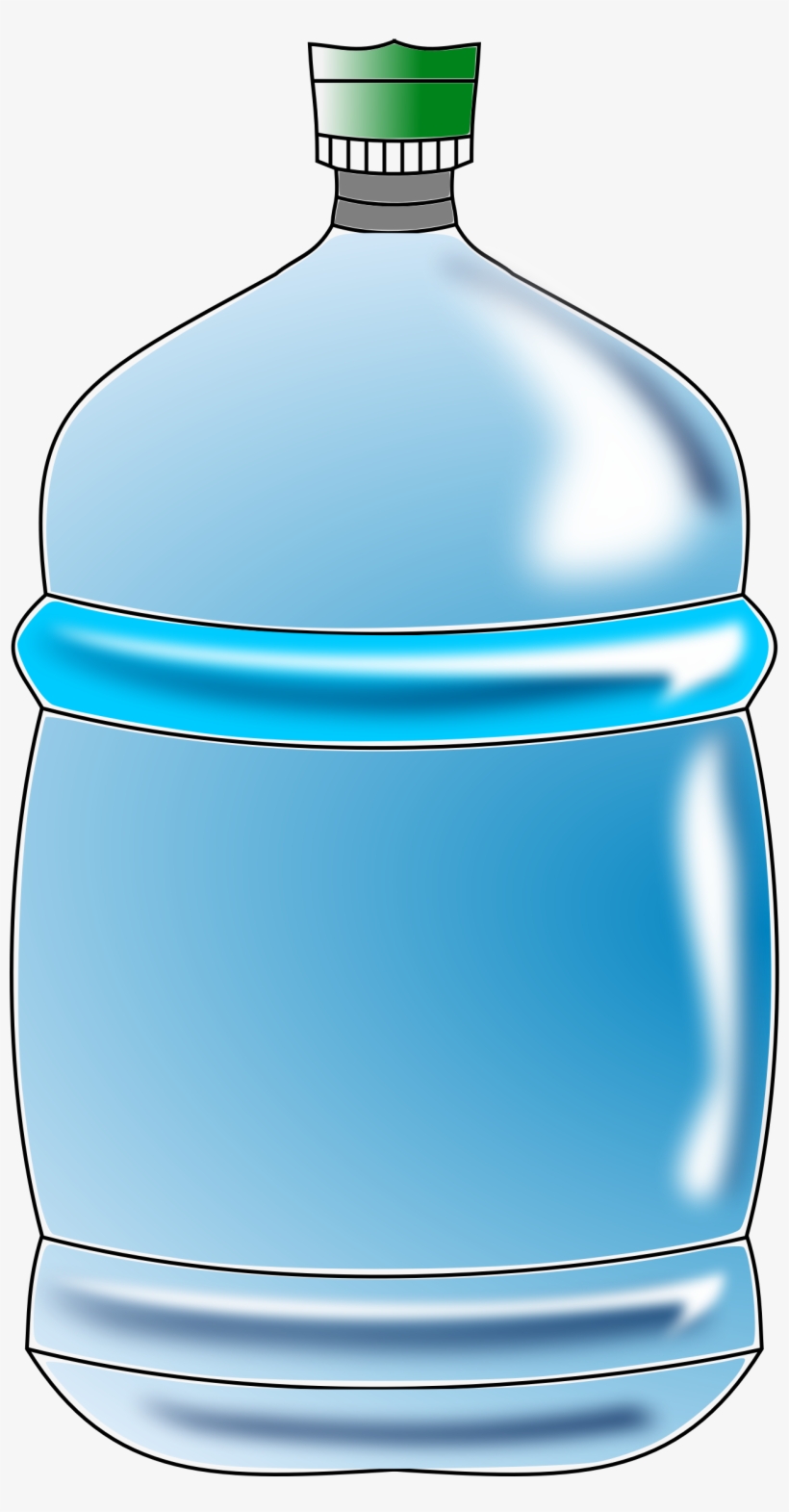 Drawn Bottle Water Jug, transparent png download
