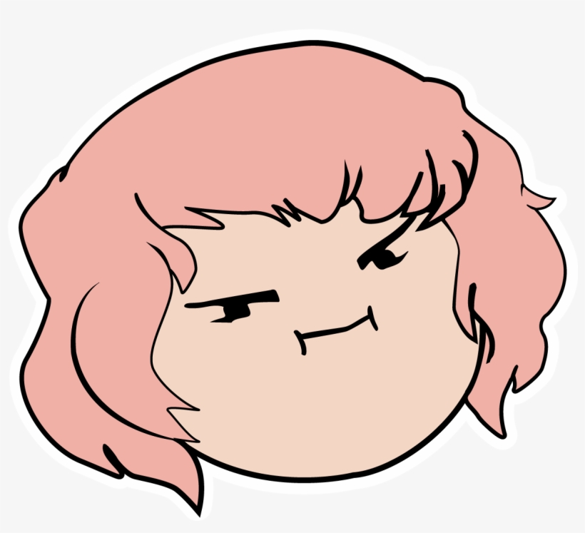 Holly Pink Hair - Game Grumps Commander Holly Head, transparent png download