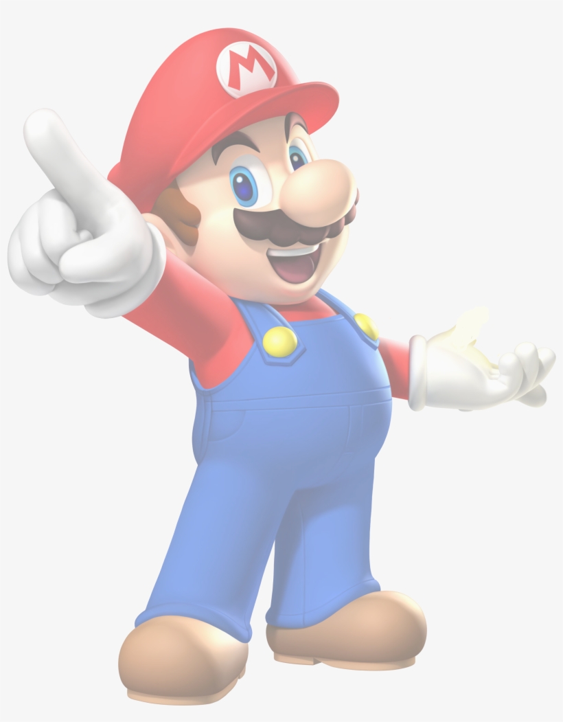 Vanishing Mario - Mario Mario Party 9, transparent png download