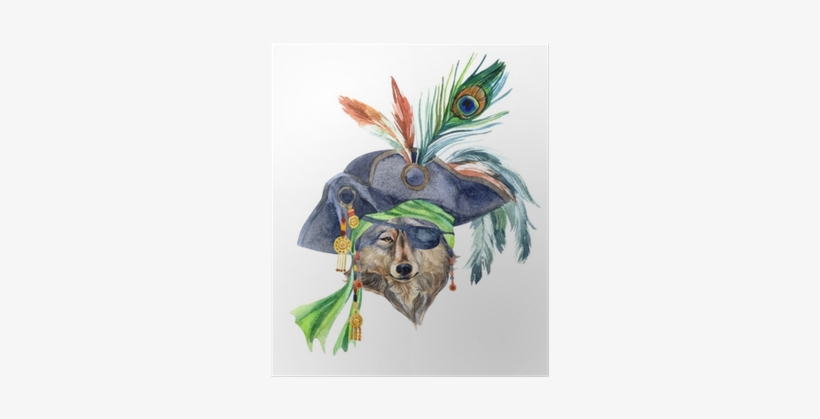 Pirata Aquarela, transparent png download