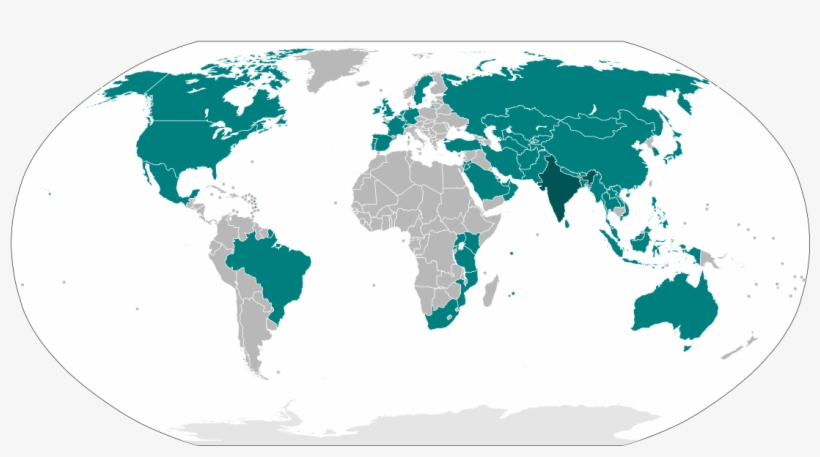 List Of International Prime Ministerial Trips Made - Kof Index Of Globalization Map, transparent png download