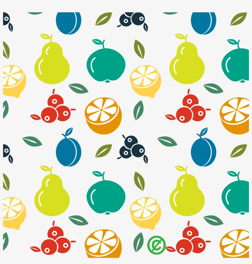 This Free Icons Png Design Of Fruit Pattern Background, transparent png download
