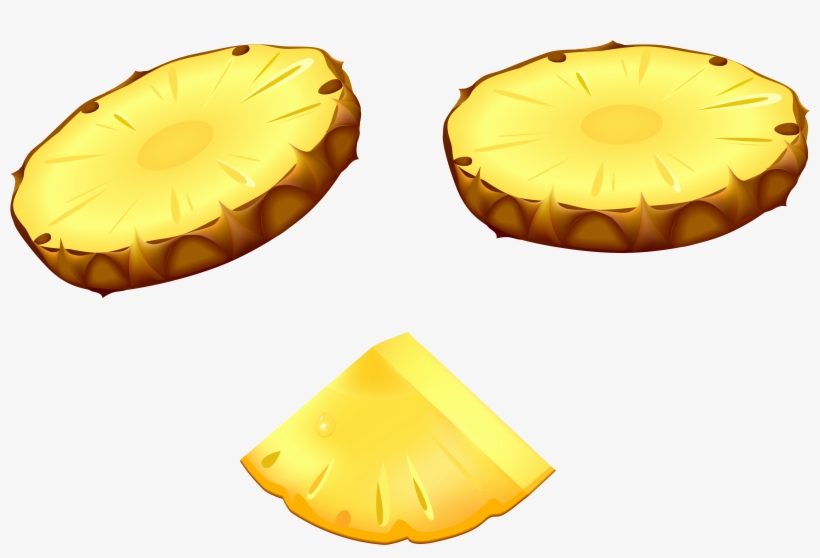 Pineapple Border Free - Pineapple Slice Clipart Png, transparent png download