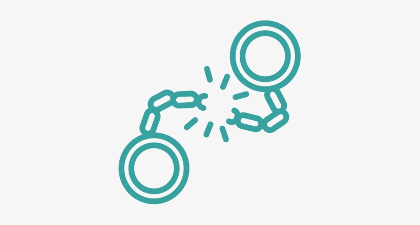 Broken Clipart Handcuffs - Prison, transparent png download