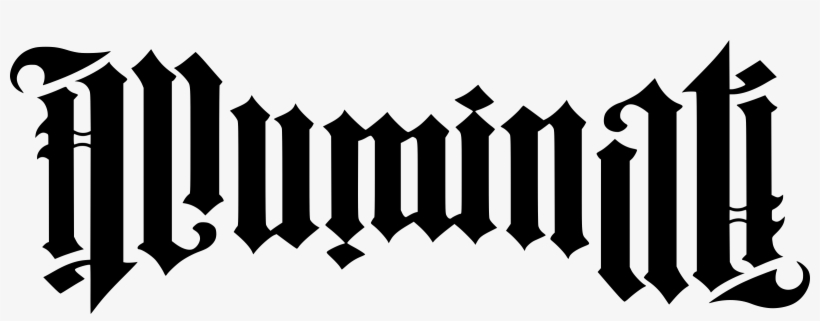Illuminati Logo Black And White - Angels And Demons Words, transparent png download