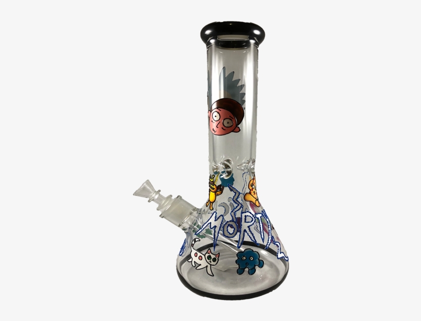 13 In Rick And Morty Hand Painted Glass Bong - Dagger, transparent png download