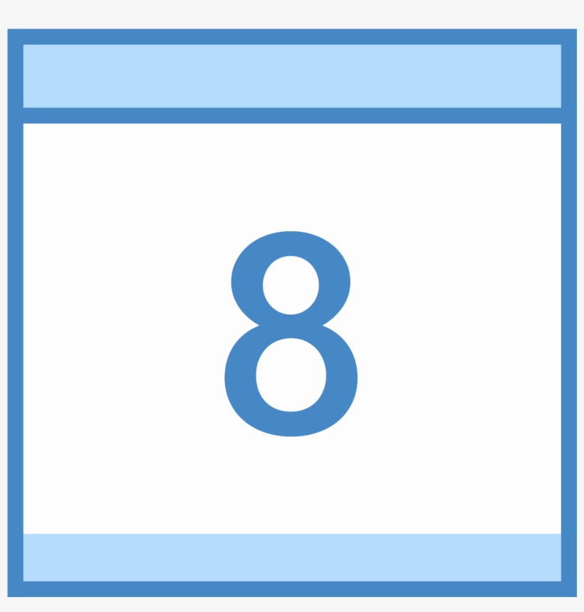 Calendar 8 Icon - Icons8, transparent png download