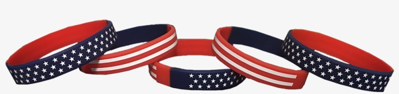 American Flag Silicone Wristbands - Belt, transparent png download