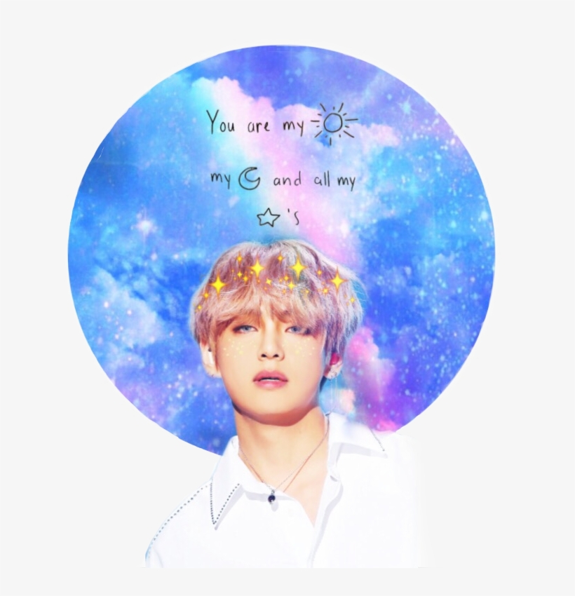 Bts Taehyung Kimtaehyung Kimtaehyungaesthetic Galaxy - V, transparent png download