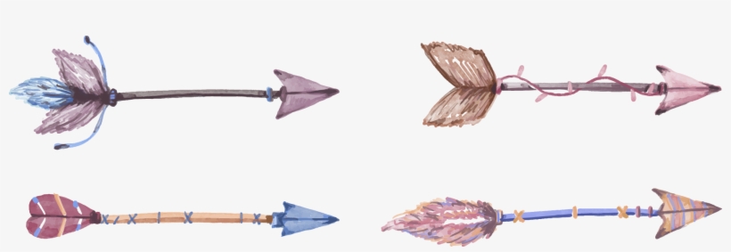 Watercolor Painting Euclidean Vector Arrow - Water Color Arrows, transparent png download