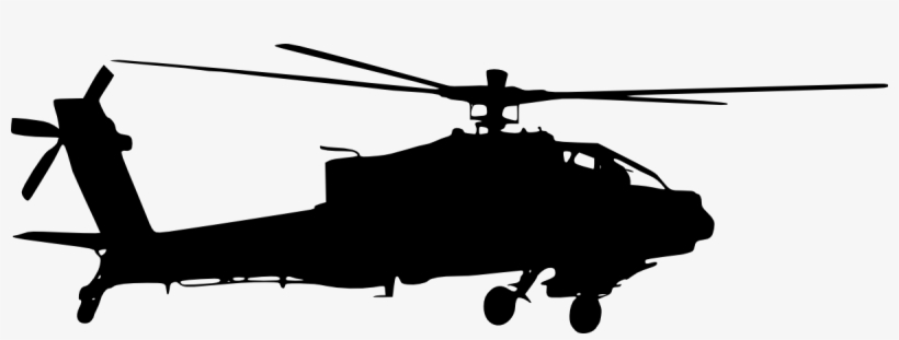 Png File Size - Helicopter Silhouette Png, transparent png download