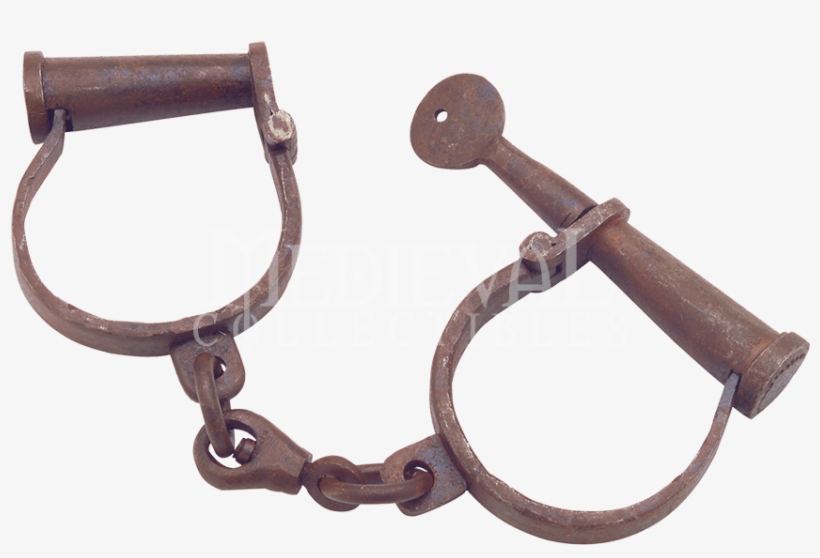 Old West Antique Handcuffs - Old West Handcuffs, transparent png download