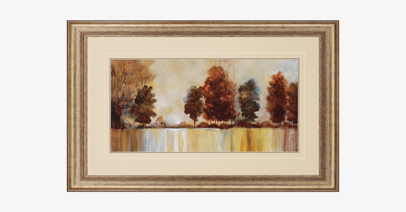 Morning Mist - Paragon Morning Mist (blue) By Tesla Framed Painting, transparent png download