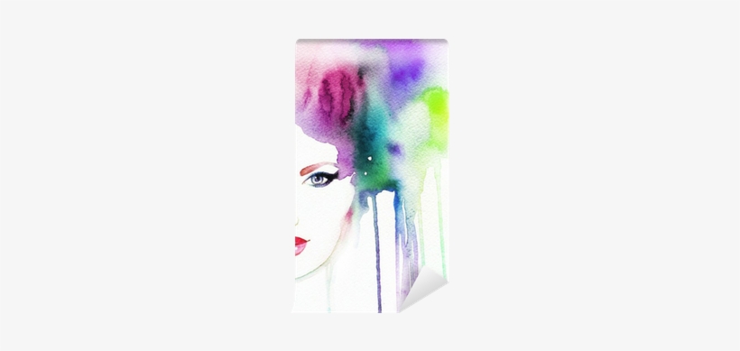 Woman Portrait - Watercolor Painting, transparent png download