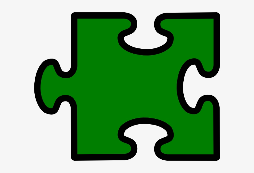 How To Set Use Green No Shadow Puzzle Svg Vector, transparent png download