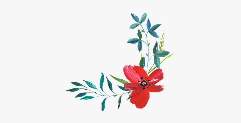 Hand-painted, Watercolor, Flower - Watercolor Flower Transparent, transparent png download