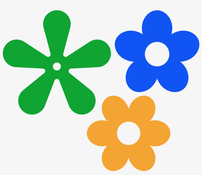 Retro Flower Icon - Flower Icon, transparent png download