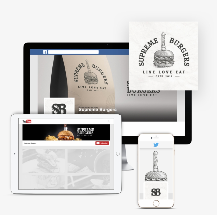 Black And White Line-drawn Logo On Social Media - Logo, transparent png download