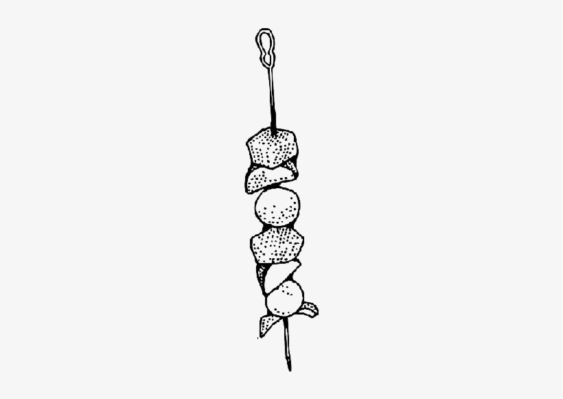 Mb Image/png - Kebab Clipart Black And White, transparent png download