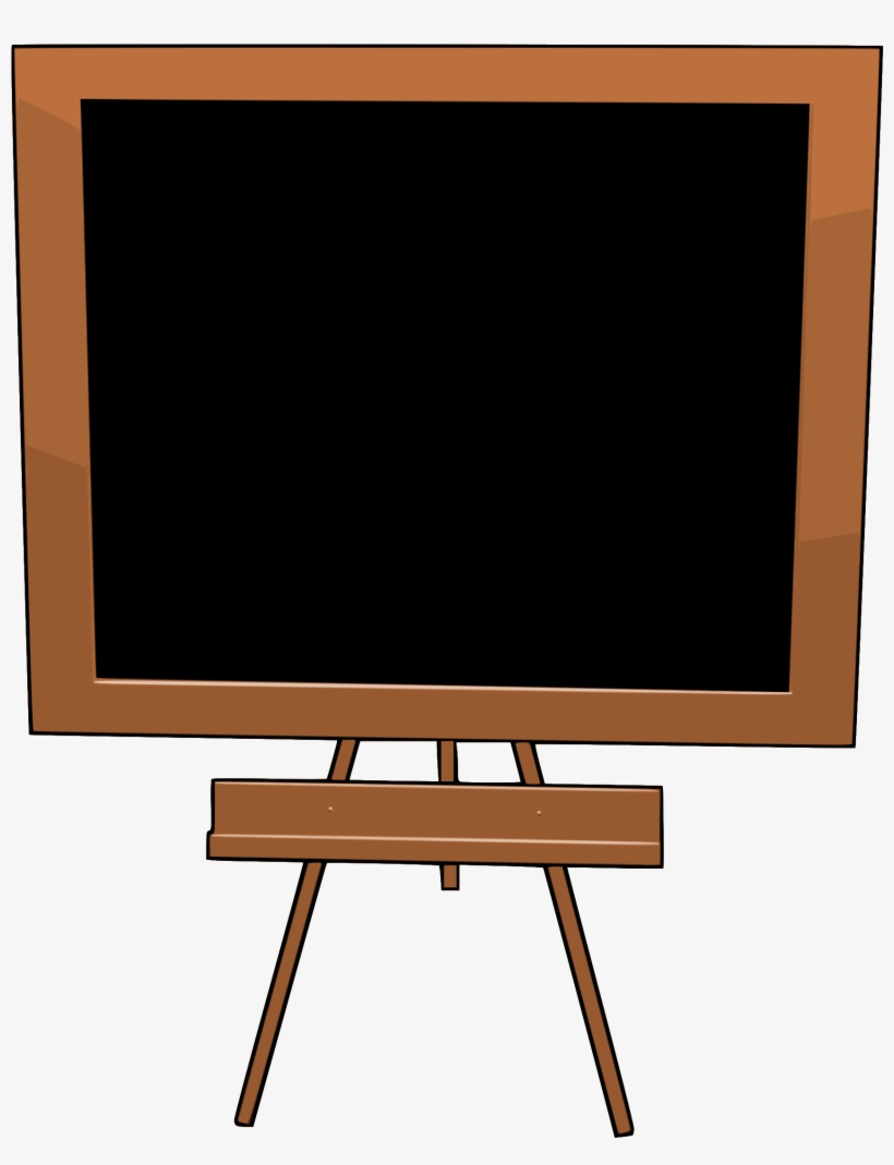 Free Chalkboard Clipart Png - School, transparent png download