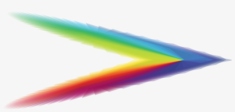 This Free Icons Png Design Of Rainbow Arrow, transparent png download