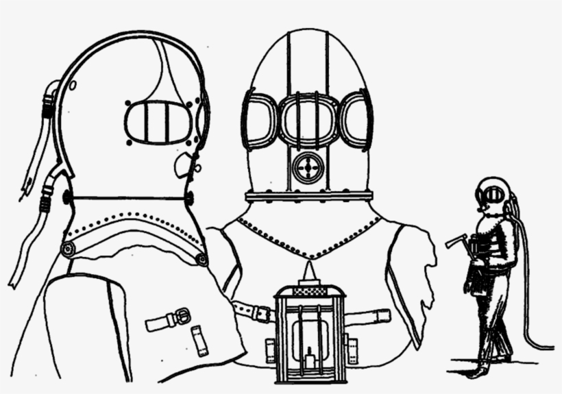 Charles Deane Dreamed Up The Idea Of A Smoke Helmet - Cartoon, transparent png download