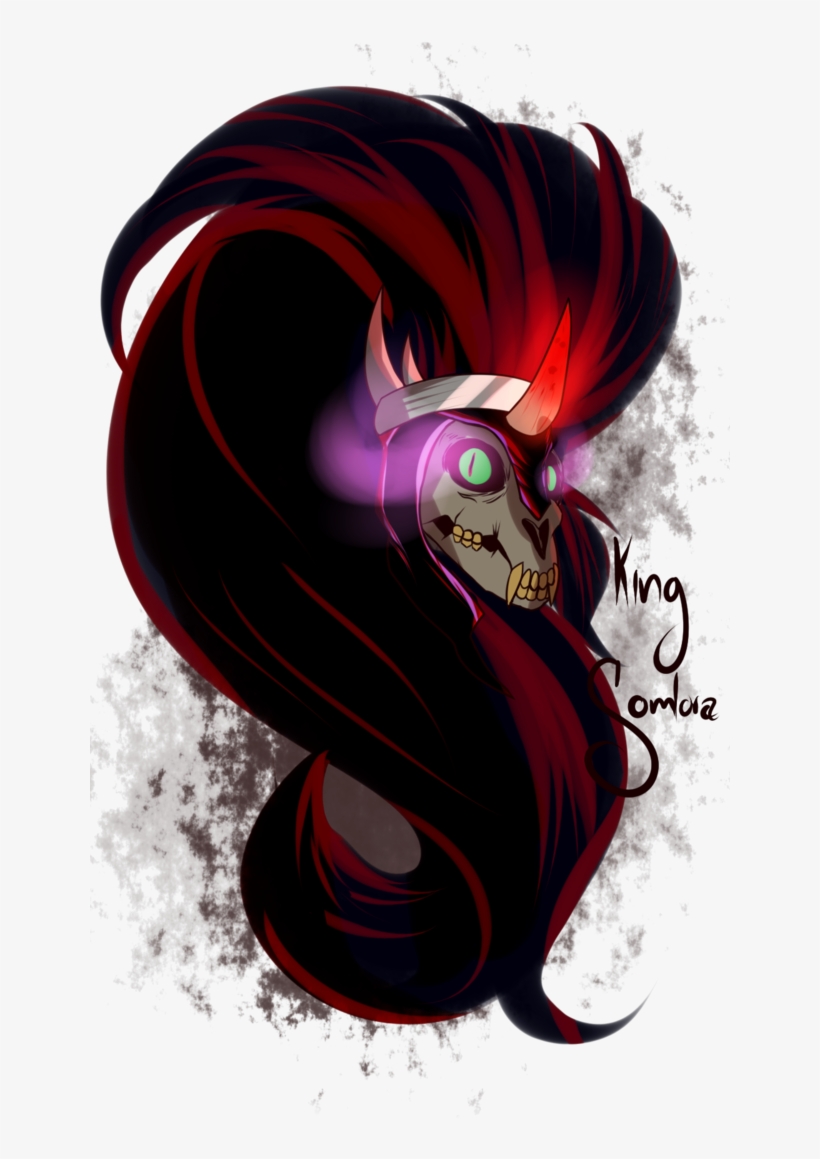 Mr4500k, Bust, Dark Magic, Fangs, King Sombra, Magic, - Illustration, transparent png download