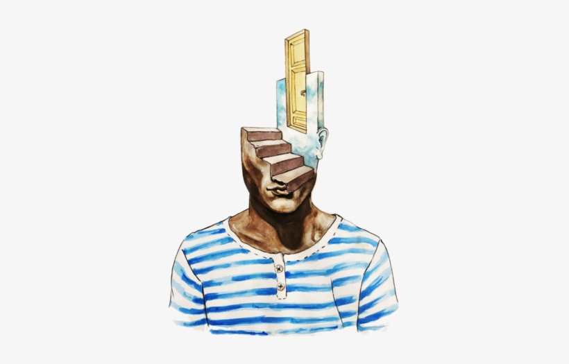 Thinker Artwork By Fabian - Art, transparent png download