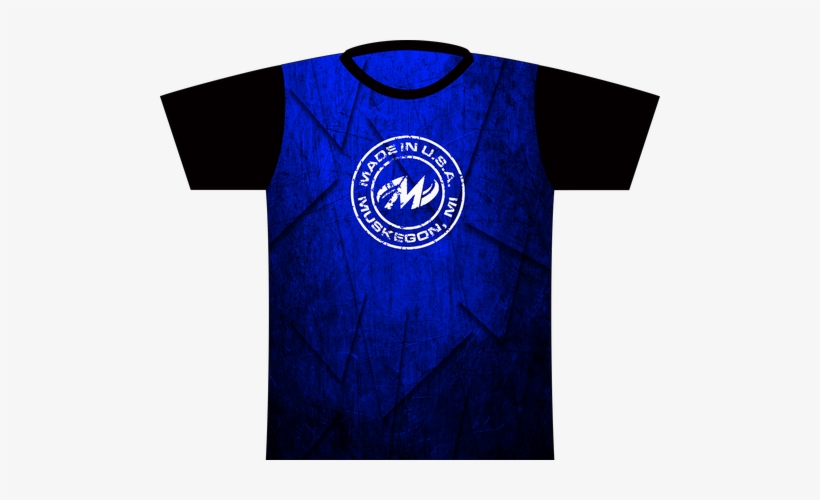 Motiv Deep Blue Grunge Express Dye Sublimated Jersey - Blue, transparent png download
