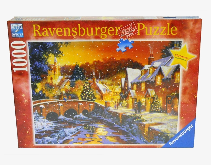 00 Snowyday Stdback - Puzzle Ravensburger Christmas, transparent png download