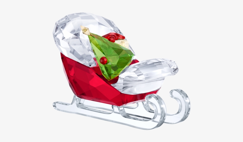 Home / Decorations / Christmas / Santa's Sleigh - Swarovski, transparent png download