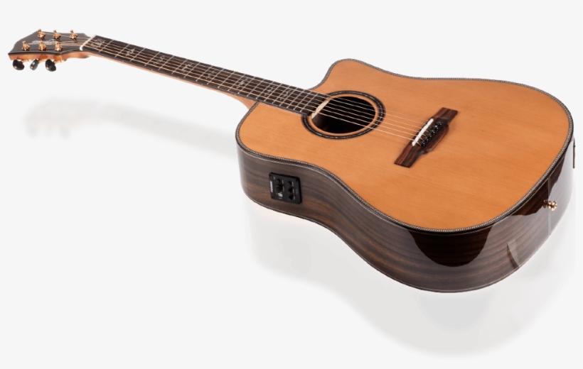 Idyllwild Cedar Acoustic-electric Guitar - Idyllwild Cedar Solid Top Acoustic Electric Guitar, transparent png download