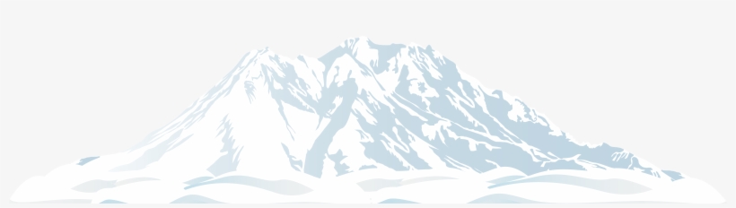 View Full Size - Clipart Snowy Mountain Png, transparent png download