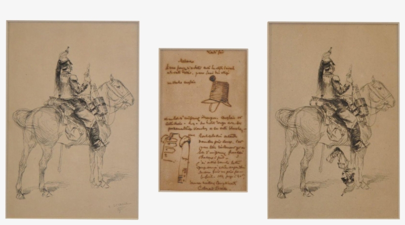 Edouard Detaille - Drawing, transparent png download