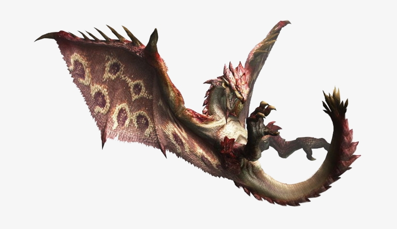 Rathalos - Monster Hunter World Pink Rathian, transparent png download