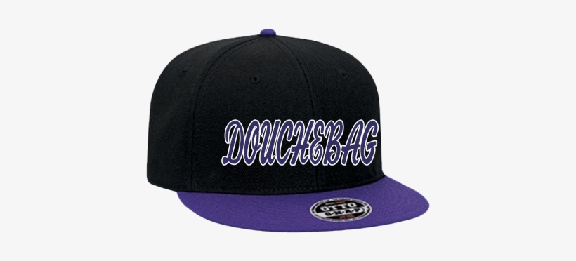 Douchebag Hat Png - Wool Blend Flat Visor Pro Style Snapback Caps, transparent png download