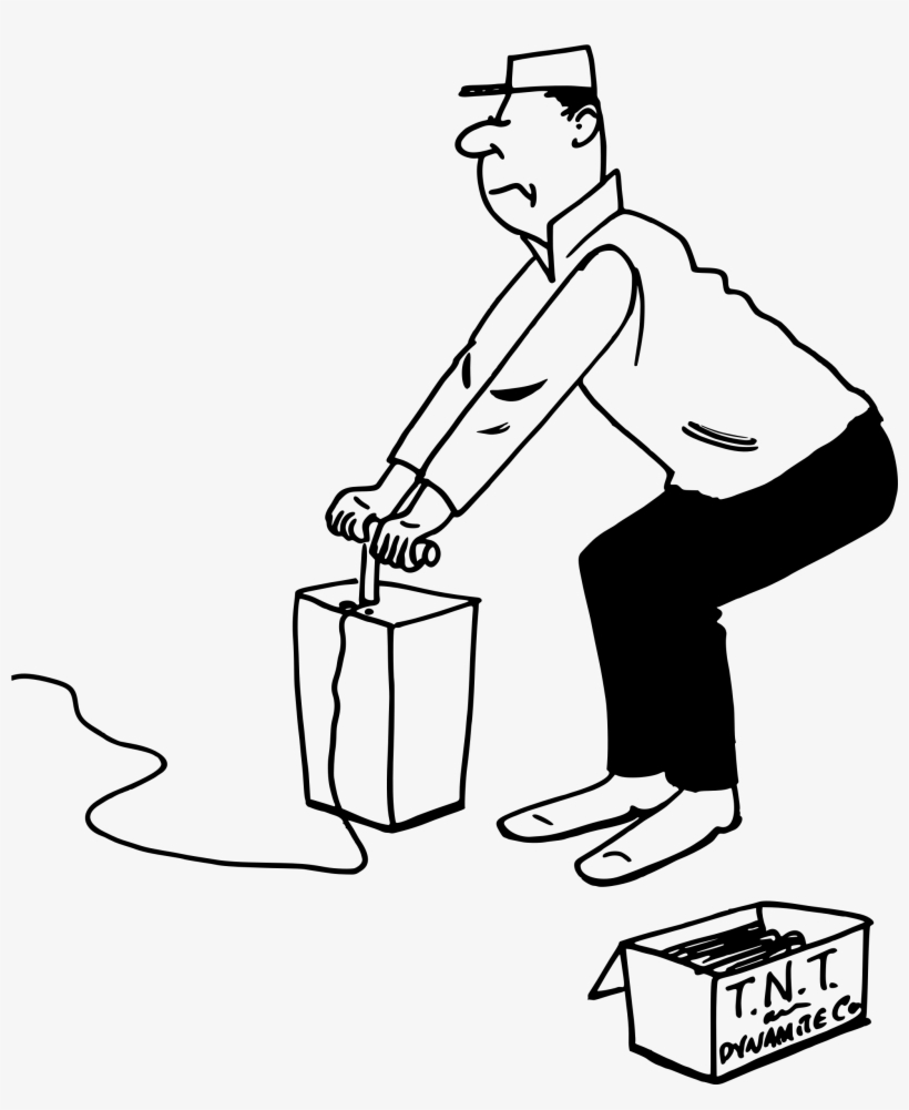 This Free Icons Png Design Of Man With Dynamite, transparent png download