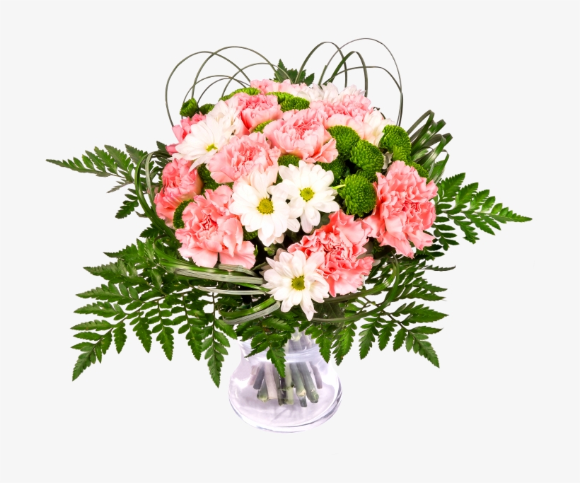 Pink Carnations And Chrysanthemum - Kytice Ke Dni Matek, transparent png download