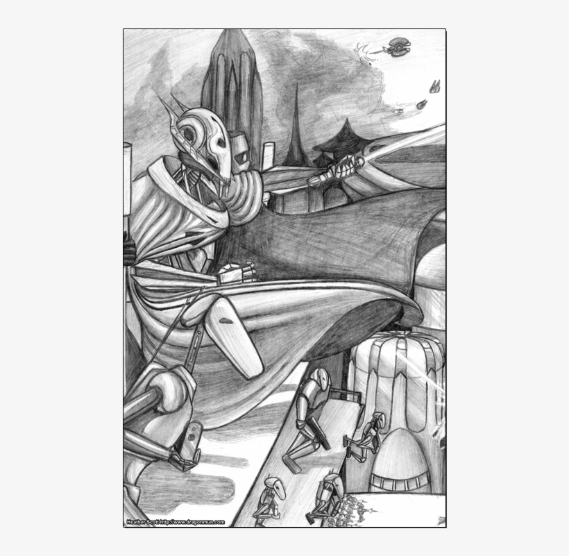 General Grievous - Illustration, transparent png download