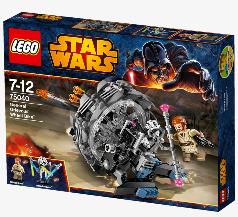 Kenobi Et Le Général Grievous • Equipe Tes Figurines - Lego 75040, transparent png download