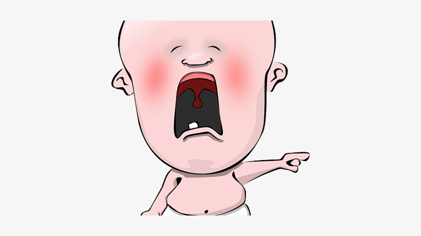 Musical Tears - Crying Baby Cartoon Png, transparent png download