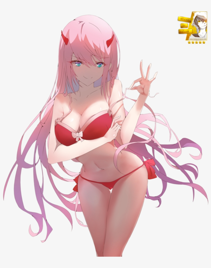 Render Zero Two Darling In The Franxx 6 By Zttar-dc5r6zl - Darling In The Franxx Zero Two, transparent png download