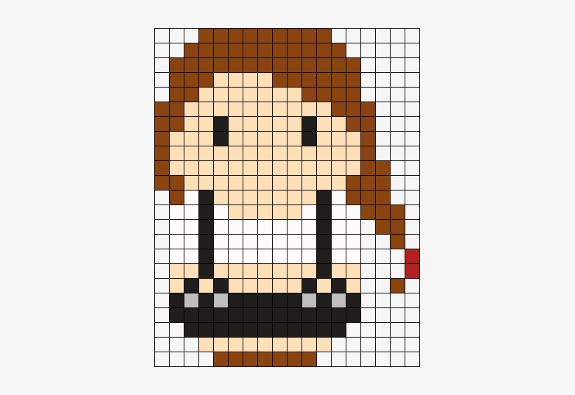 Tifa Ff7 Perler Bead Pattern / Bead Sprite - Bead, transparent png download